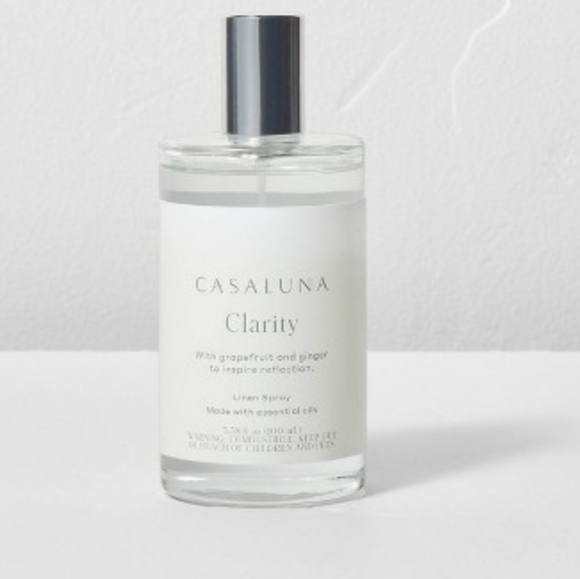 Casaluna Bedding 338 Fl Oz Reflection Core Linen Spray White